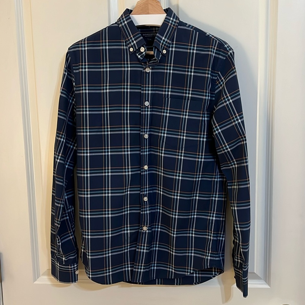 Banana Republic slim stretch button down